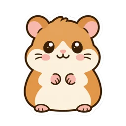 Figurinha hamster