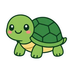 Figurinha tartaruga